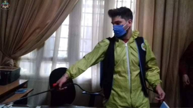  تعقيم معهد صلحي الوادي بشكل كامل توقيّاً من خطر الإصابة بـ