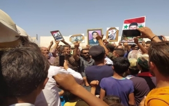 وقفة وطنية لأهالي قرية فرفرة بريف القامشلي ضد الاحتلال_الأمريكي و التركي ورفضاً لما يسمى 