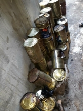 ريف دمشق: ضبط معمل كونسروة يحوي ١١٣٤ كغ مواد فاسدة