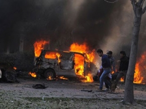 أكثر من 53 شهيداً و 237 مصابا من المدنيين وطلاب المدارس وأضرار مادية كبيرة في تفجير إرهابي في شارع الثورة بدمشق