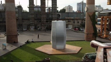  برج في الصين يحوّل التلوّث إلى مجوهرات!