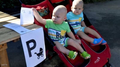 مهرجان للأطفال التوائم في العاصمة الأوكرانية