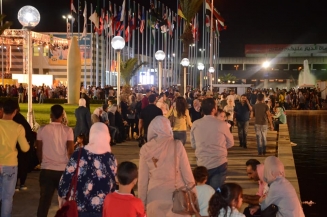 زوار معرض دمشق الدولي دورته الستين اليوم الثاني