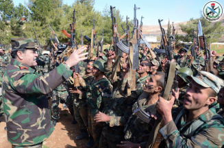 تخريج دورة صاعقة لدفعة من الضباط الجدد