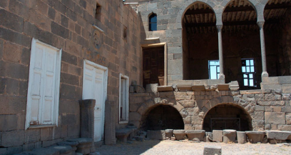  قرية امتان في جنوب محافظة السويداء 