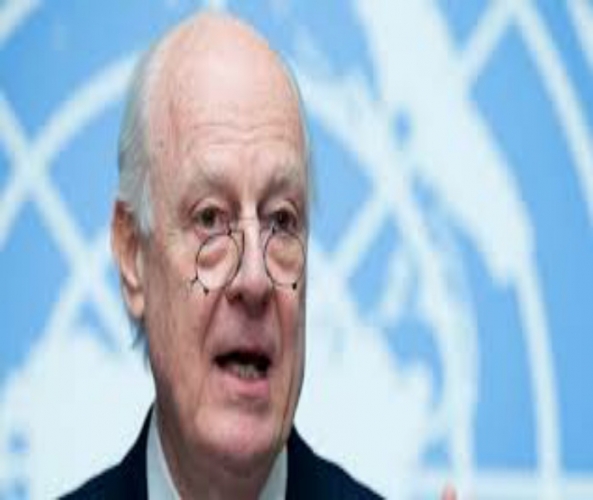 دي ميستورا: انتظر الوقت المناسب لبدء الحوار المباشر بين الاطراف السورية  