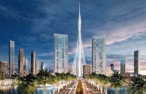 بالفيديو .. وضع حجر الأساس لأعلى برج في العالم .. !