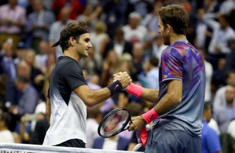 فيدرر يخسر أمام ديل بوترو في بطولة امريكا المفتوحة للتنس 