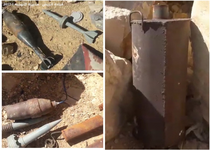 ضبط مخزن للعبوات الناسفة في جرود عرسال 