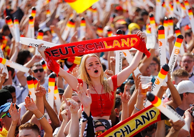بالصورة.. جماهير المنتخب الألماني في #مونديال_روسيا