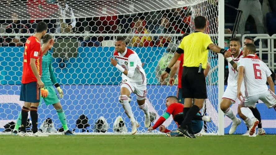 المغرب تتعادل مع اسبانيا وتودع المونديال