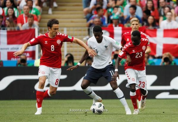 فرنسا تؤمن الصدارة بنقطة.. والدنمارك تصعد لمواجهة كرواتيا