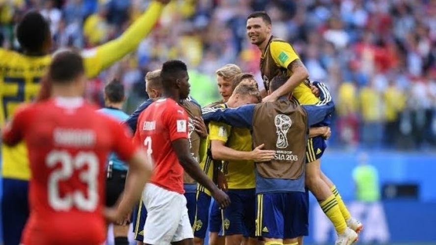 بالفيديو .. ملخص مباراة السويد و سويسرا