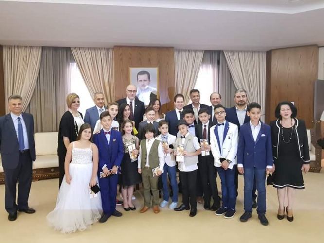 تكريم عدد من الأطفال الموهوبون المشاركين ببرنامج 