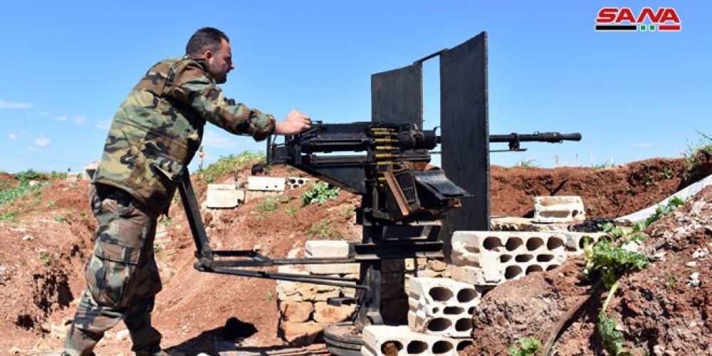  الجيش يقضي على مجموعات إرهابية بريف حماة الشمالي