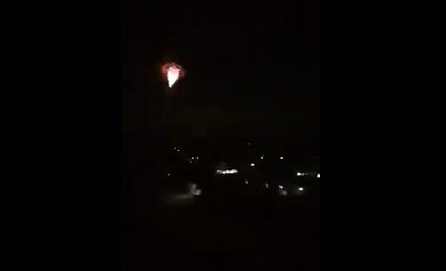  فيديو - لحظة إسقاط طائرة مسيرة فوق بلدة عقربا