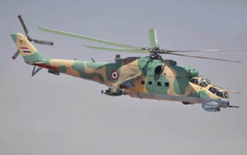 استهداف مروحية للجيش بريف حلب الغربي واستشهاد طاقمها