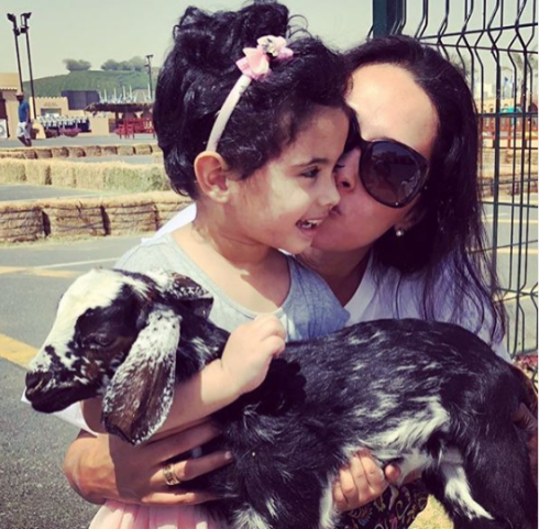 جورج وسوف يلتقي ابنته من بطلة الراليات في قطر