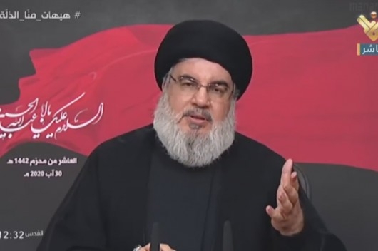 نصر الله: نؤكد التزامنا القاطع برفض الكيان الصهيوني ولو اعترف به كل العالم