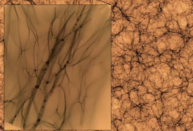 محاكاة تكشف ما قد تبدو عليه المادة المظلمة إذا تمكنا من رؤيتها!   