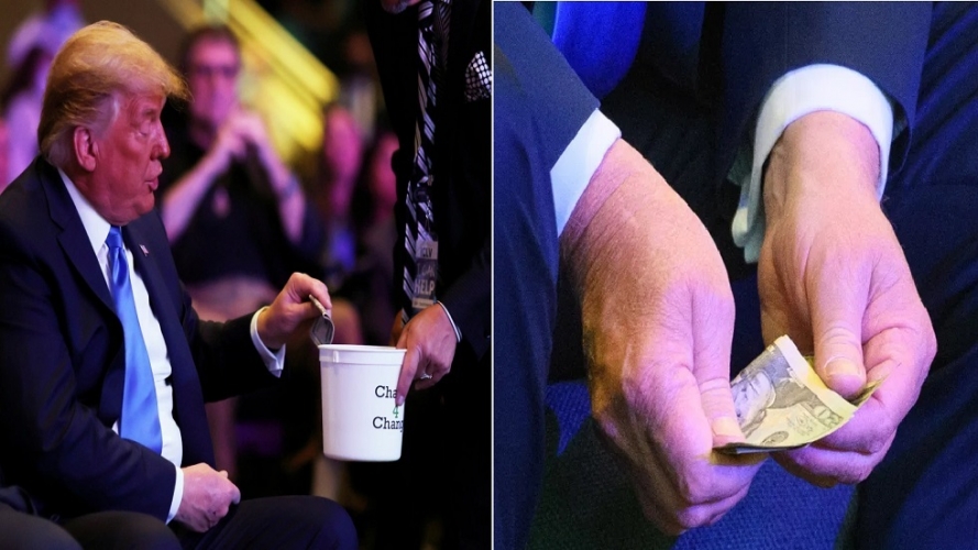 بالفيديو.. الكاميرا ترصد ترامب في مشهد غير مألوف!