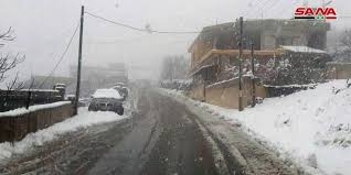 حالة الطرق العامة نتيجة الأحوال الجوية السائدة   