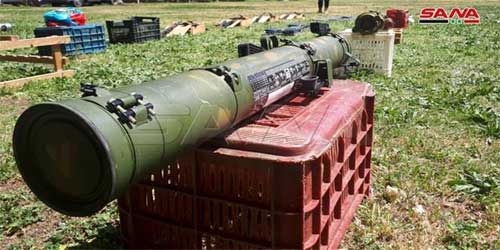 الجهات المختصة تضبط كميات من الأسلحة والذخائر من بينها صواريخ حرارية في المنطقة الجنوبية