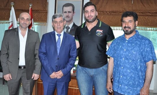 رئيس الاتحاد الرياضي العام يكرّم الرباع معن أسعد لإنجازه الآسيوي