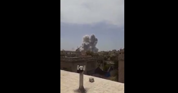 قتلى وجرحى بانفجار مستودع ذخيرة بالقرب من مخيم الفروسية على أطراف بلدة كفريا شمال إدلب