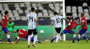 الأرجنتين تتعادل مع تشيلي وميسي يتألق بركلة صاروخية