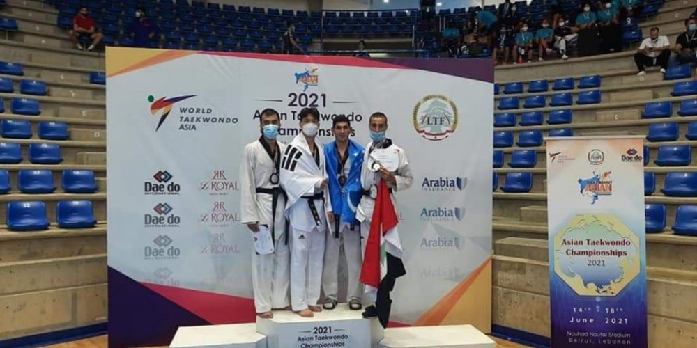 برونزية لسورية في اليوم الأول من بطولة آسيا للتايكواندو