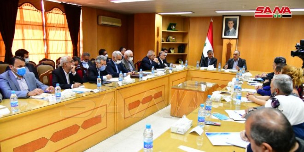 مباحثات بين سورية وإيران بحضور الوزير البرازي و وزير الطرق الإيراني