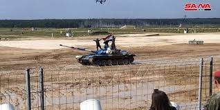 فريق الجيش السوري يحرز المرتبة الأولى بالجولة الثالثة للسباق الفردي في بياتلون الدبابات للألعاب العسكرية الدولية (آرميا 2021)