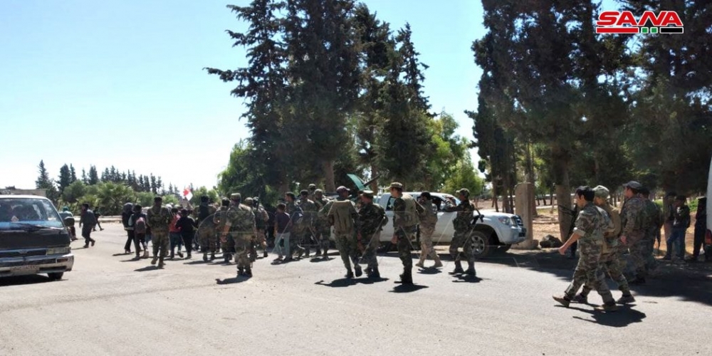 الجيش السوري ينتشر بعدد من القرى في حوض اليرموك بريف درعا الغربي
