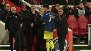 فيديو يوثق غضب رونالدو بعد التبديل!