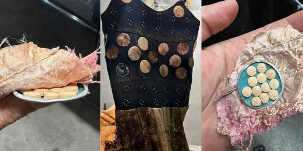 ضبط 21 كيلوغراماً من المواد المخدرة حبوب الكبتاغون في مطار دمشق الدولي