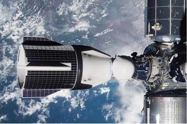 إطلاق مركبة / دراغون / في أول رحلة سياحية مأهولة إلى المحطة الفضائية الدولية