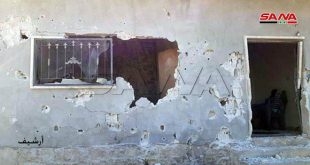 قذائف صاروخية مصدرها تنظيمات ارهابية موالية لتركيا تسقط على محيط مدينة السقيلبية   