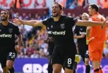 وست هام يتغلب على أستون فيلا