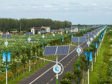 الصين تضيء الشوارع بطريقة مبتكرة لتوفير الكهرباء