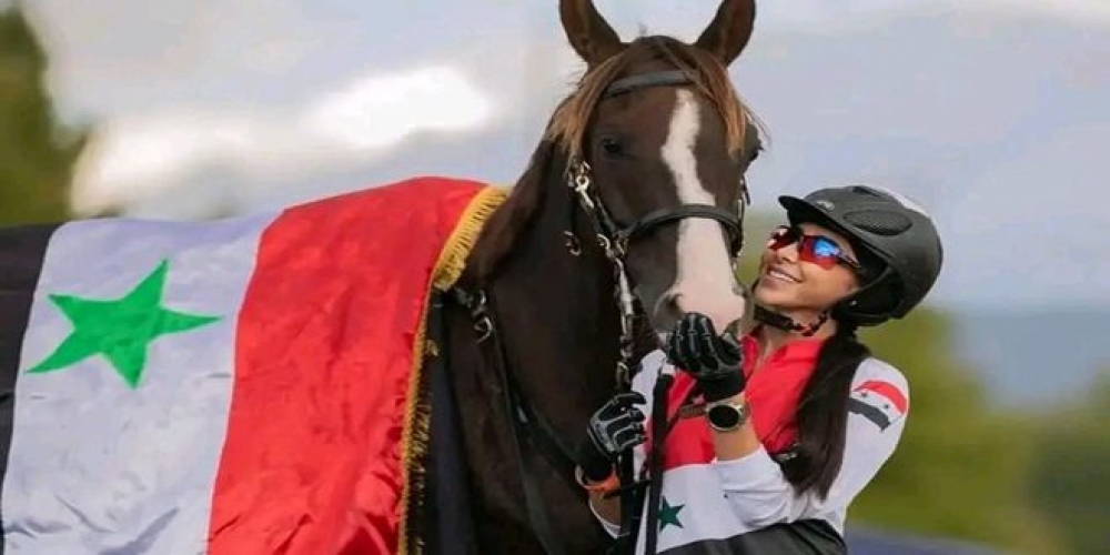 الفارسة السورية / ماسة تنبكجي / تنهي مشاركتها في بطولة العالم لفروسية القدرة والتحمل