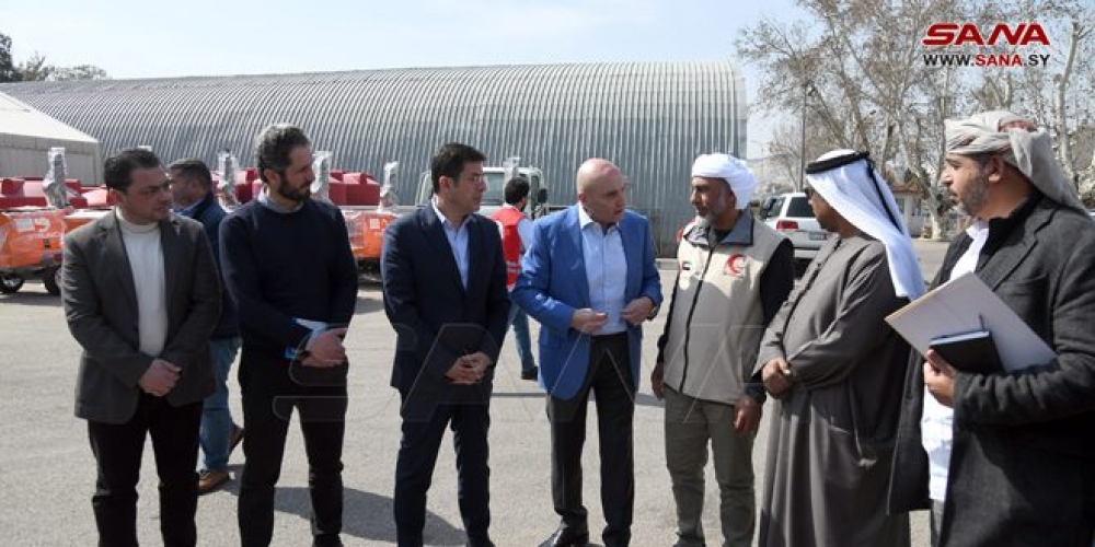 وزارة الصحة تتسلم مساعدات طبية مقدمة من الهلال الأحمر الإماراتي