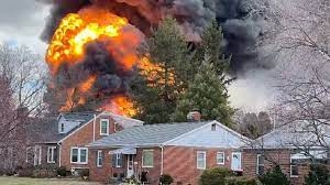 انفجار ناقلة غاز بين السيارات في ولاية ميريلاند الأمريكية