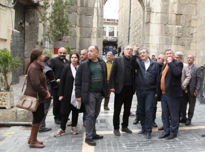 كريشاتي يطلع على الواقع الخدمي في دمشق القديمة