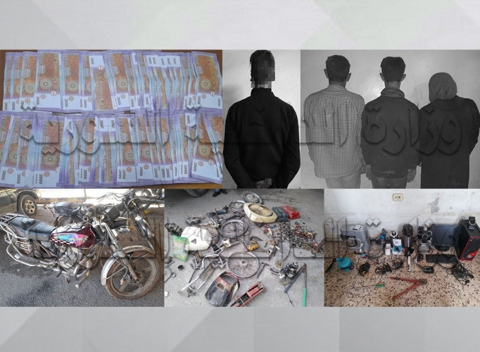 قسم شرطة المحطة في حماة يلقي القبض على سارقي منزل ويسترد المسروقات