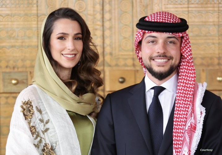 تفاعل واسع مع ولي عهد الأردني بعدما كشف كيف تعرف على خطيبته رجوة آل سيف