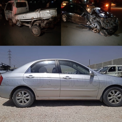 إصـابة أحد عشر شخصاً ووفـاة طفلة نتيجة حـادثي سير في حلب