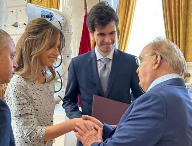 بحضور السيدة الأولى مراسم تخرج الطلاب المتميزين في جامعة موسكو.. ونجلها حافظ الأسد يحصل على الشهادة الحمراء في الرياضيات