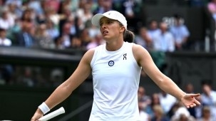 المصنفة أولى عالمياً شفيونتيك تودع ويمبلدون من ربع النهائي