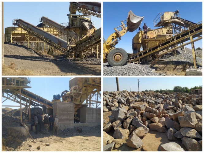 شركة إنشاء الخطوط_الحديدية: إنتاج 7 آلاف متر مكعب من الحجر البازلتي 